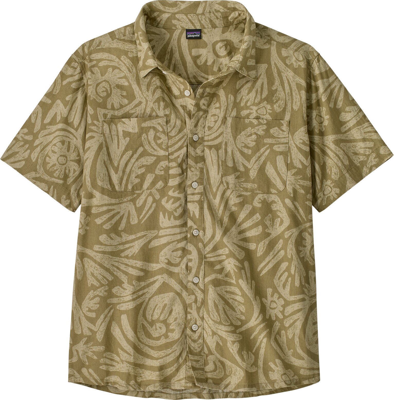 Patagonia Back Step Shirt Mens Earthen: Weathered Stone