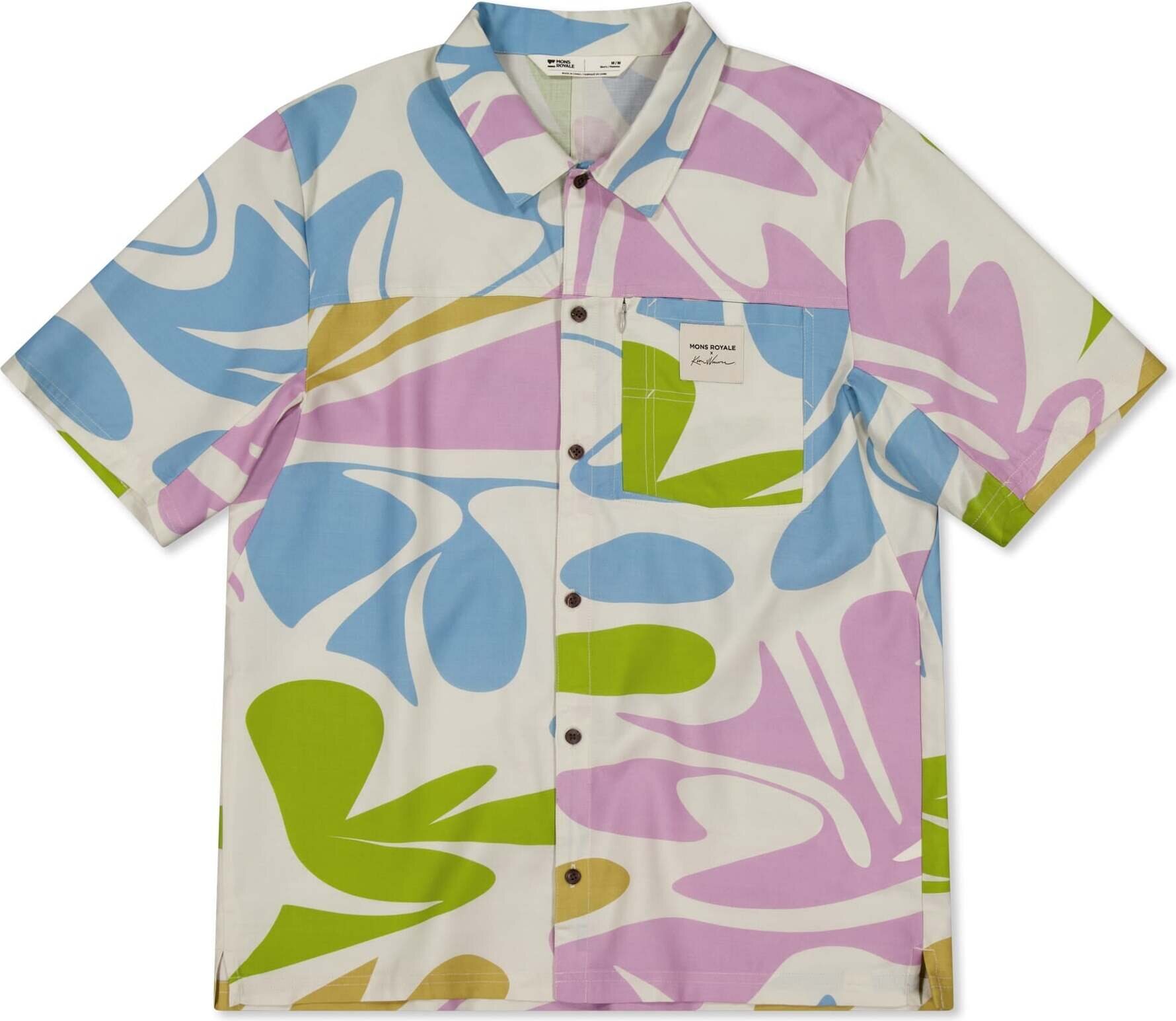Mons Royale AT Merino Short Sleeve Shirt Mens Natures Odyssey X Kim Van Vuuren