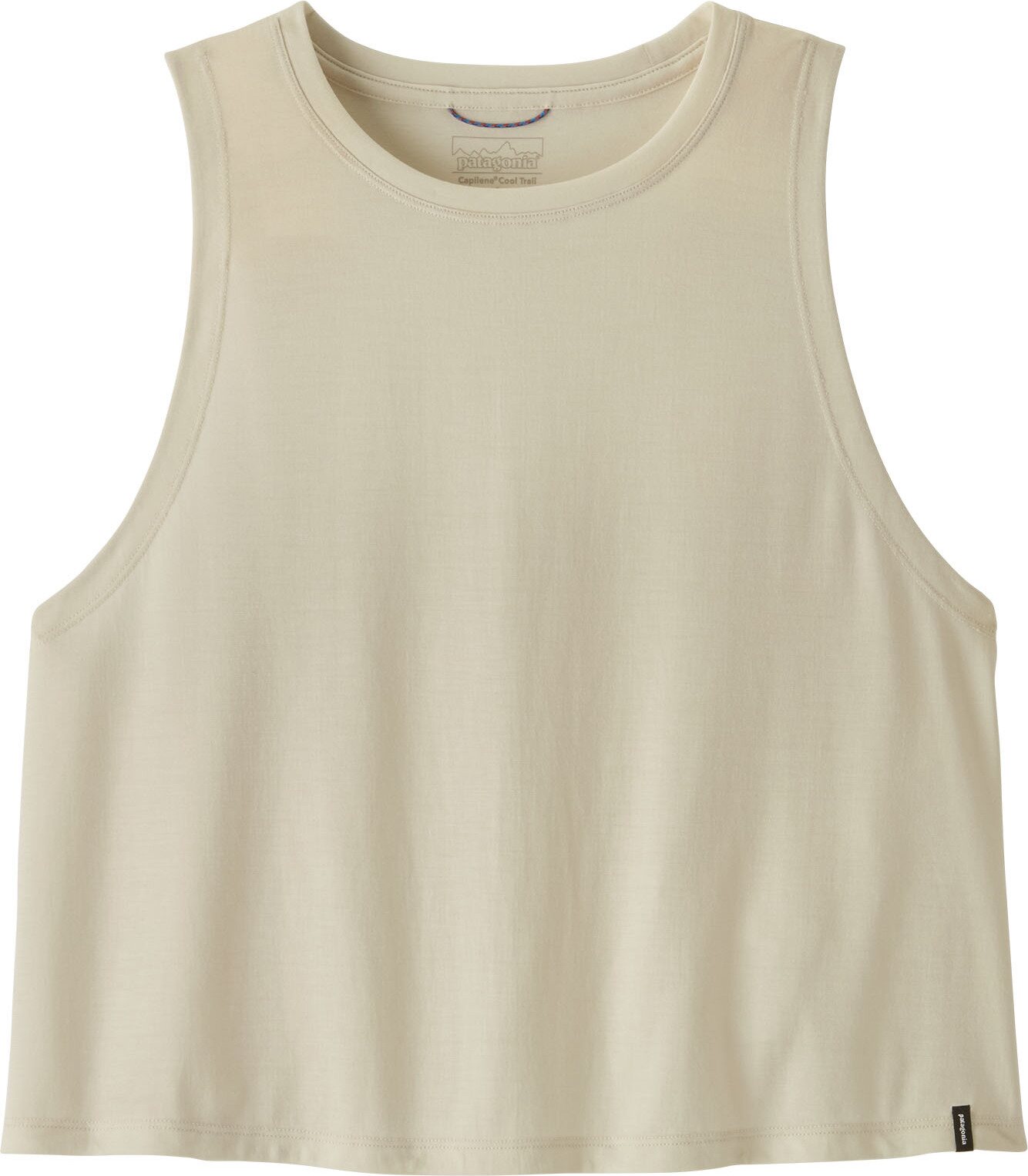Patagonia Cap Cool Trail Cropped Tank Womens Dyno White