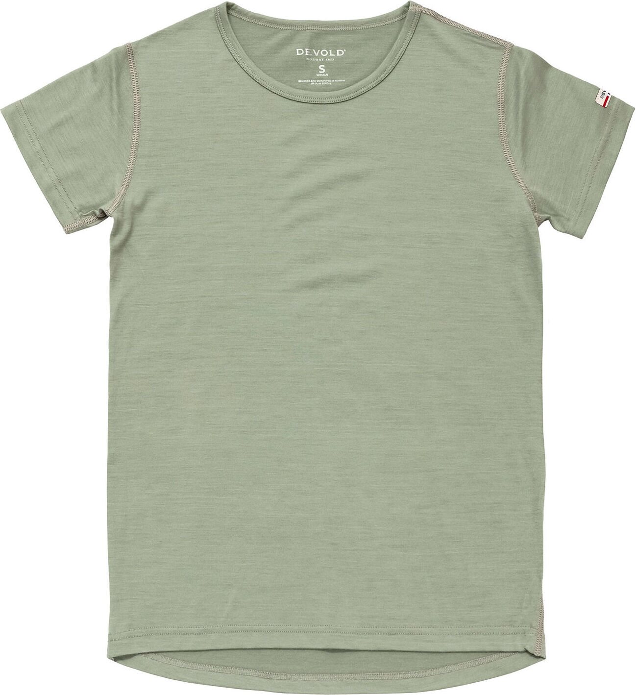 Devold Breeze Plus Merino 200 T-Shirt Womens Fog