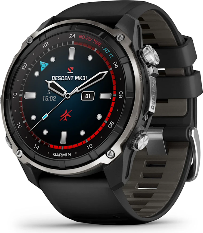 Garmin Descent Mk3i - 51 mm Bare Titanium/Black