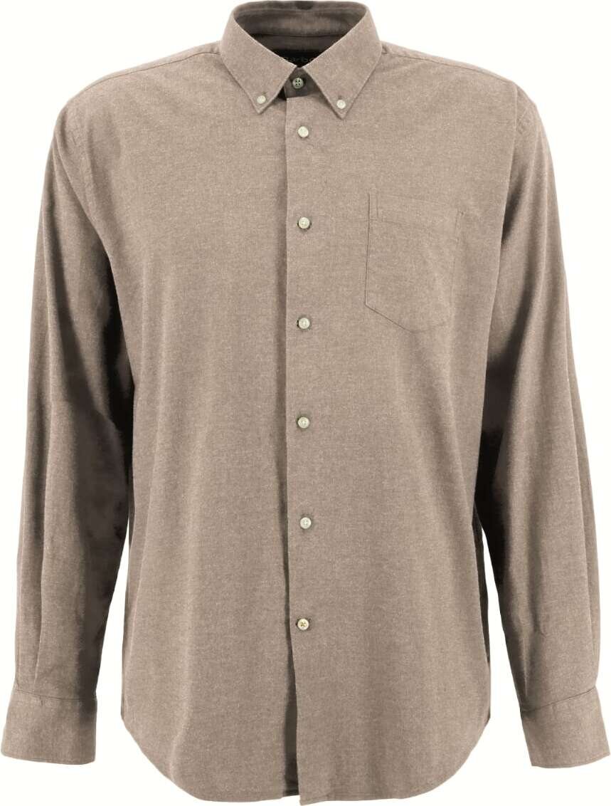Barbour Aukside Regular Fit Shirt Mens Stone Marl
