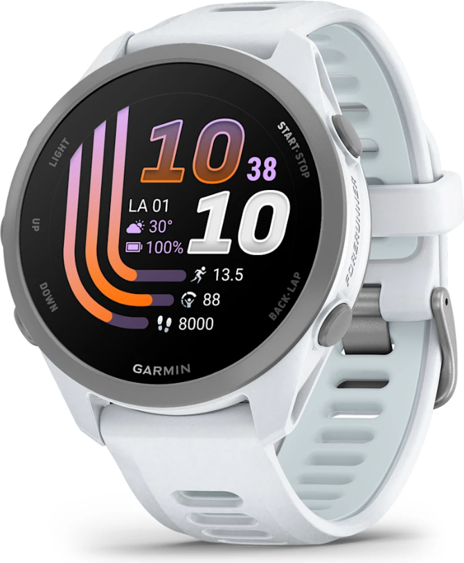 Garmin Forerunner 170 Music Whitestone w/ Whitestone/Cloud Blue Band