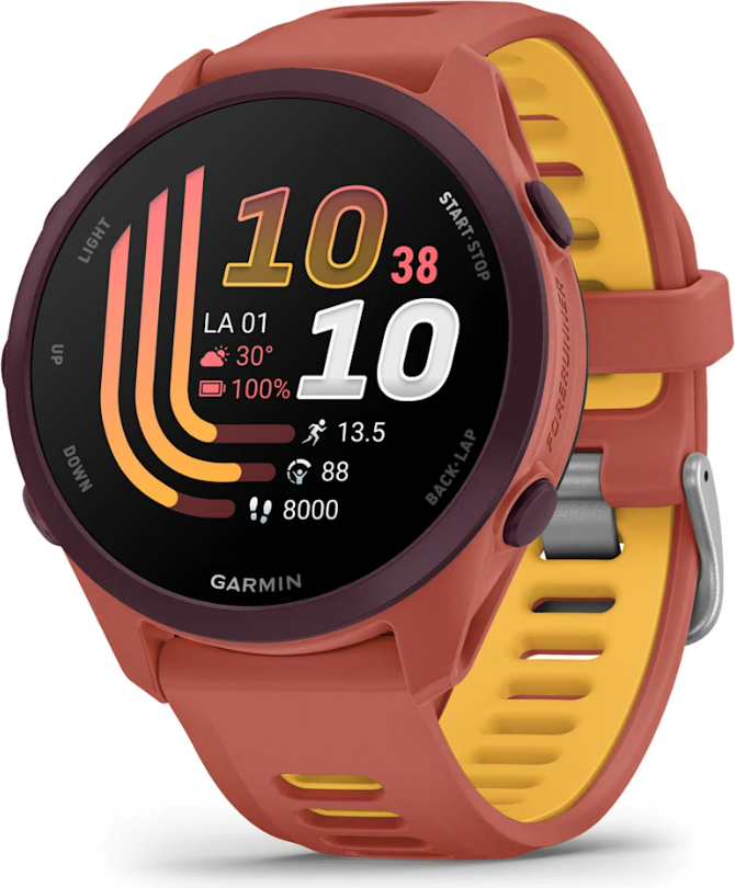 Garmin Forerunner 170 Music Red Pink w/ Red Pink/Mango Band