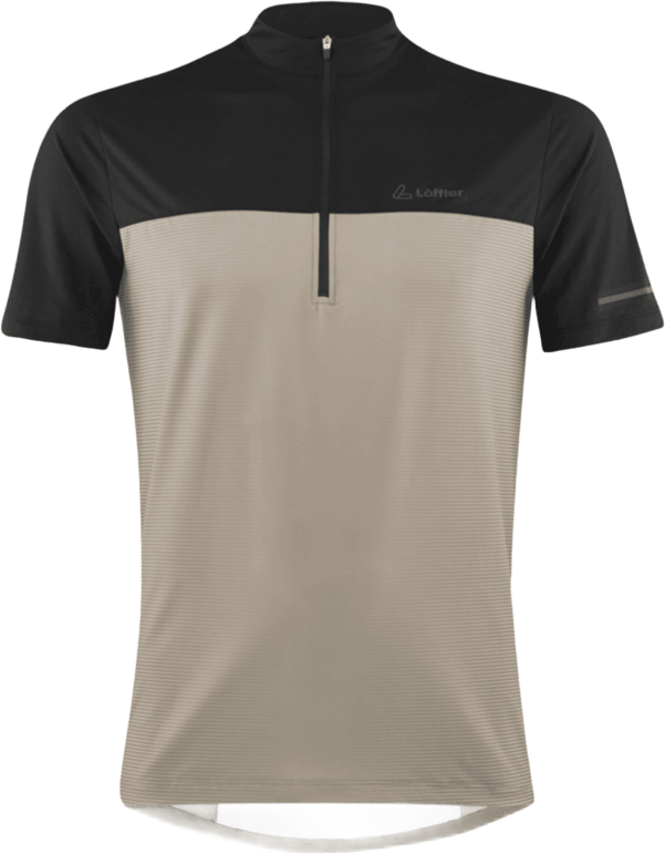 Löffler Bike Shirt Half Zip Glow Mens Sahara