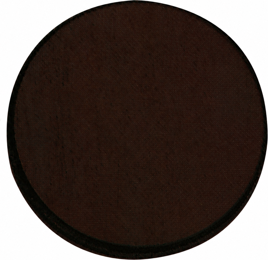 Round Wildboar Trophy Board Black