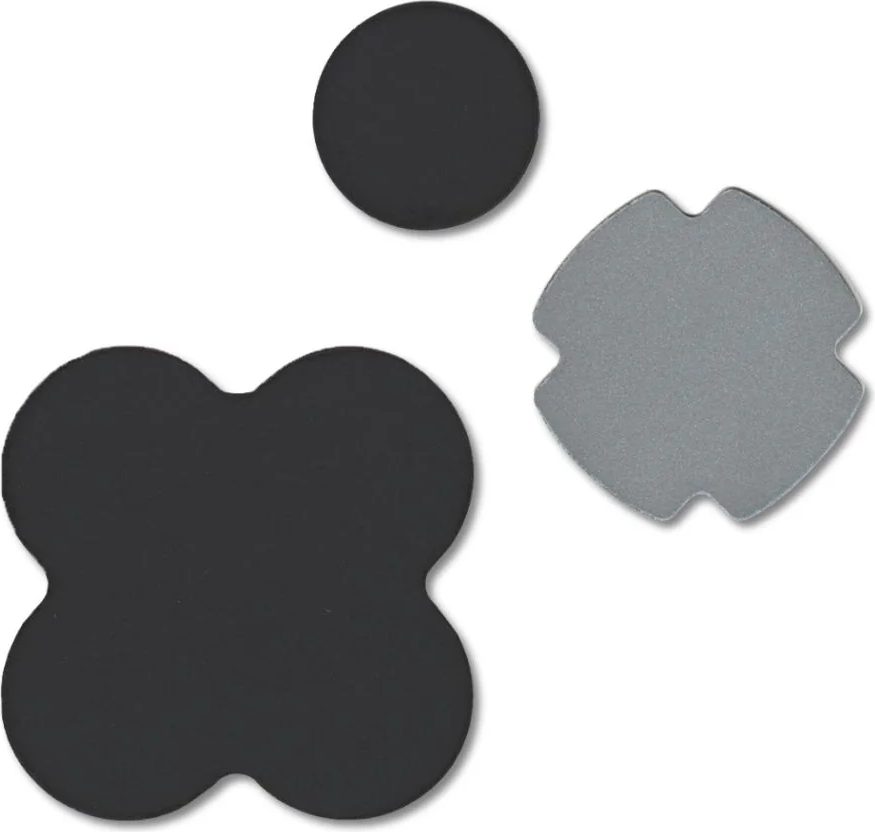 Fabpatch Reflective Fabmix Black