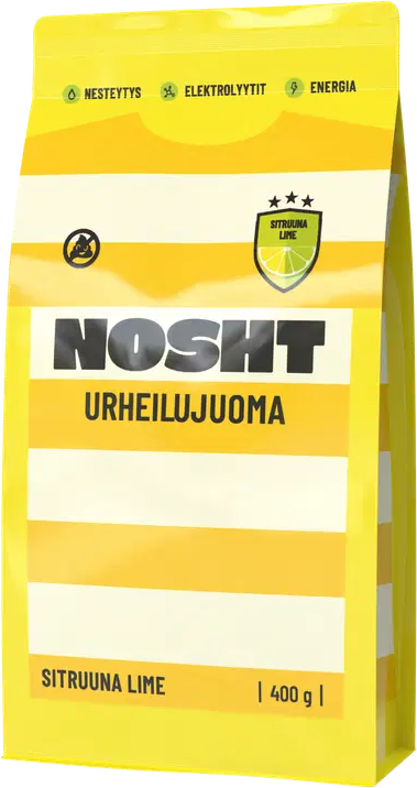 NOSHT Urheilujuoma 400g Lemon Lime