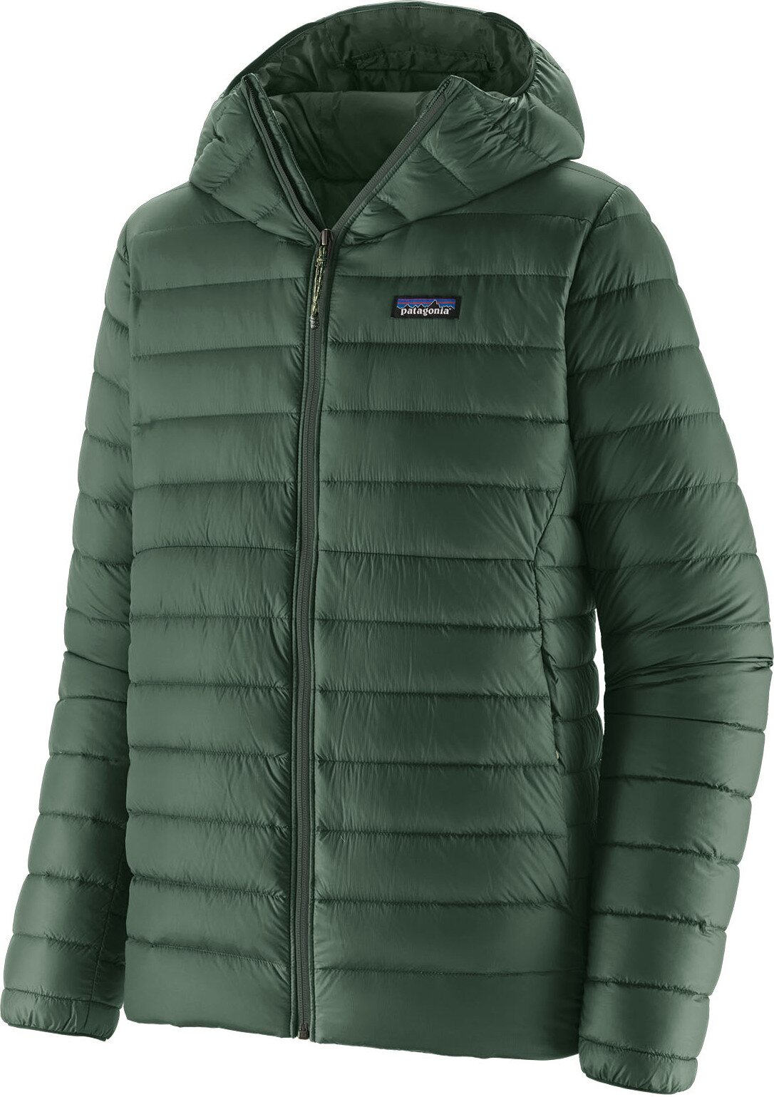 Patagonia Down Sweater Hoody Mens Treeline Green