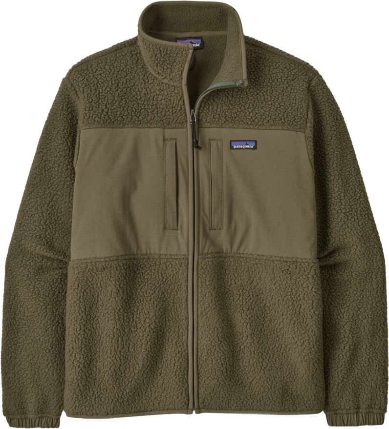 Patagonia Retro Pile Patch Jacket Mens Basin Green