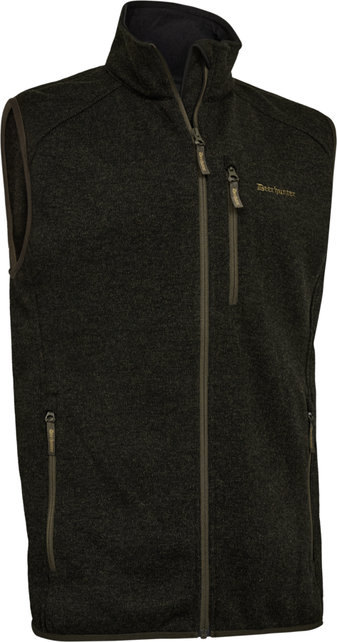 Deerhunter Moor Knitted Waistcoat Mens Timber
