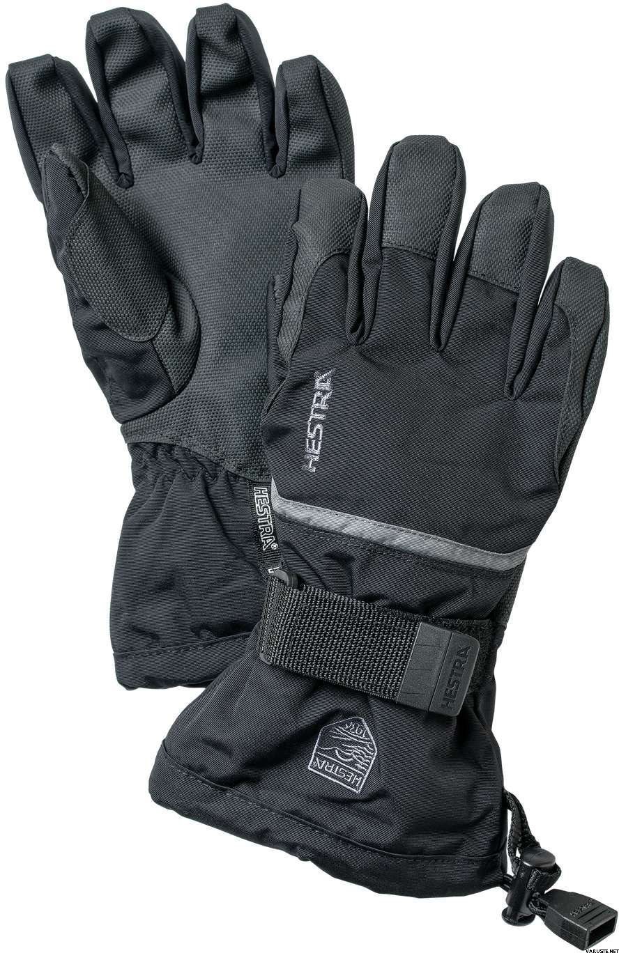 Hestra CZone Gauntlet Jr 5-finger Black/earth