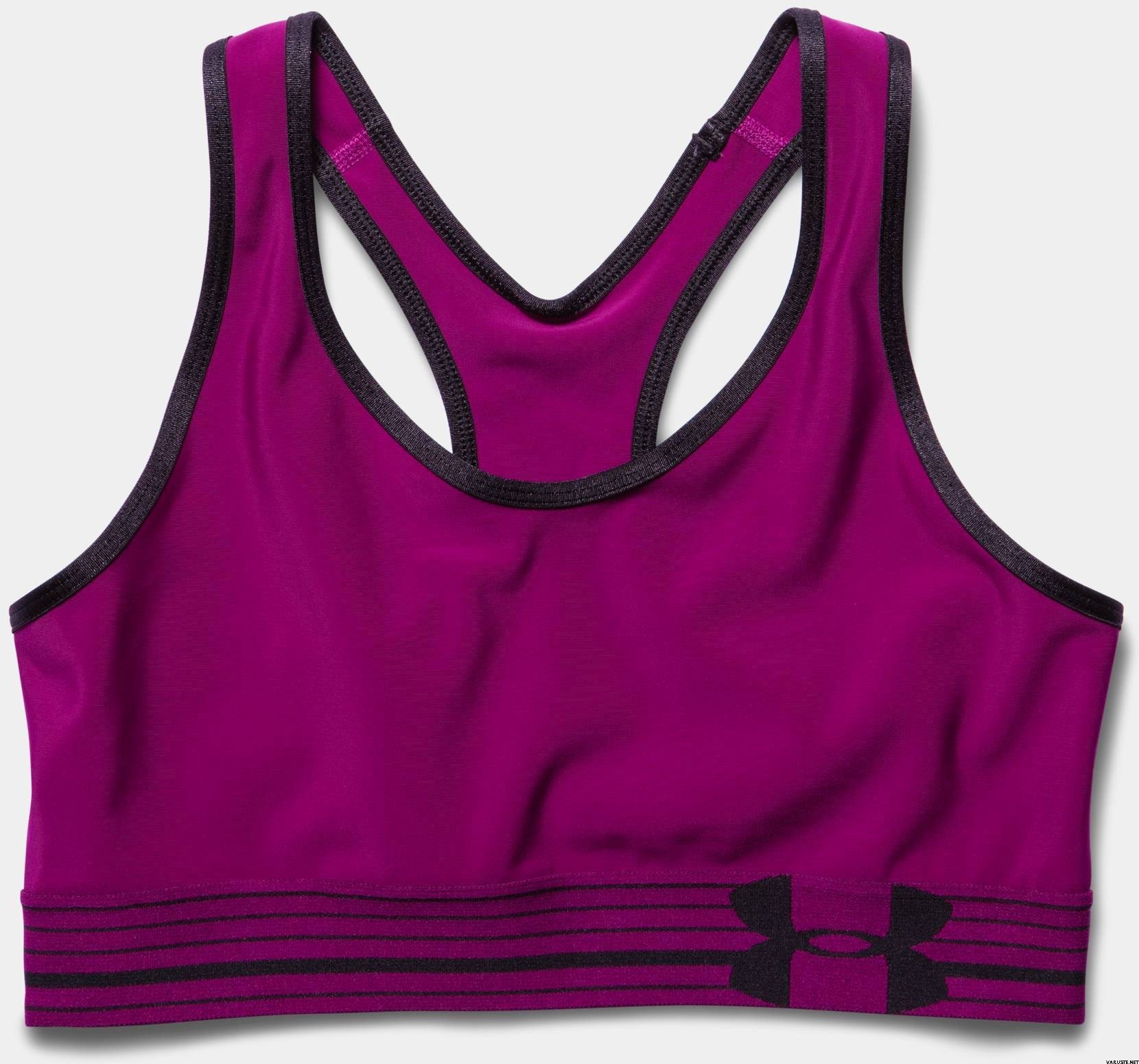 Under Armour HeatGear Alpha Bra Aubergine