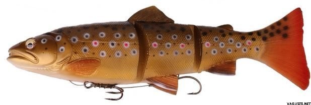 Savage Gear 3D Line Thru 20cm Slow Sink Dark Brown Trout 93g