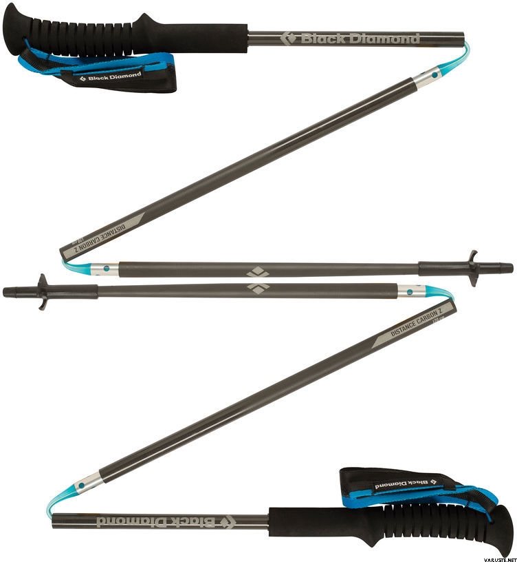 Black Diamond Distance Carbon Z Trekking Poles Carbon