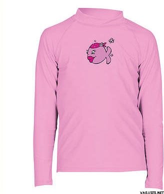 IQ UV 300 Shirt Kiddys LS 1-6y Pinkki