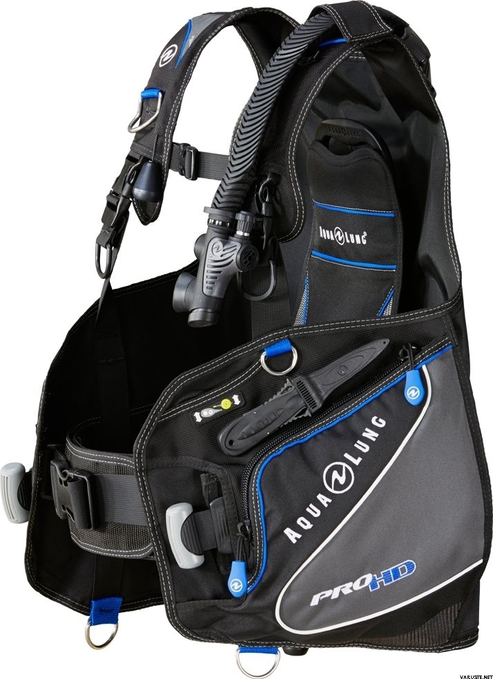AquaLung Pro HD Black/Charcoal/Blue