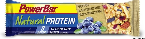 PowerBar Natural Protein - Vegan 40g Blueberry Nuts