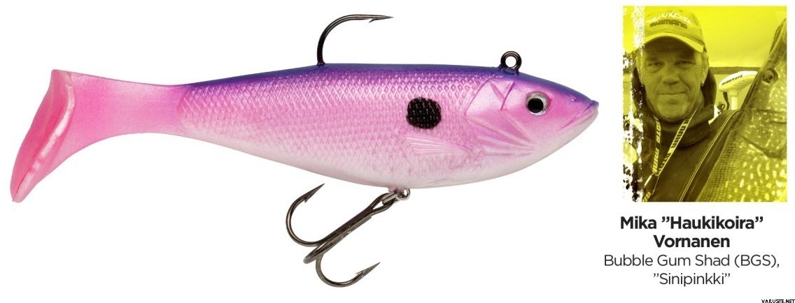 Storm Suspending Wild Tail Shad Bubble Gum Shad - 15cm / 44g