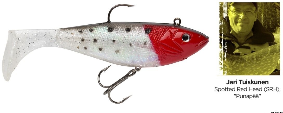 Storm Suspending Wild Tail Shad Spotted Red Head - 15cm / 44g