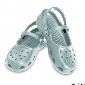 Crocs Mary Jane Silver
