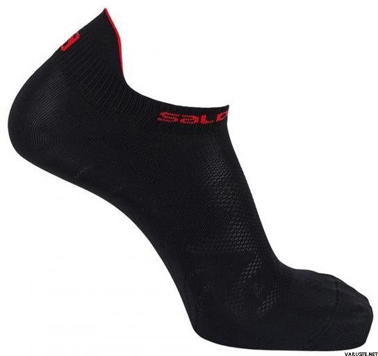 Salomon S-Lab Sense Socks Black/Racing Red