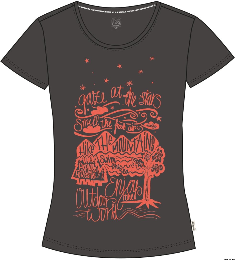 Maloja BeverlyM T-shirt Charcoal