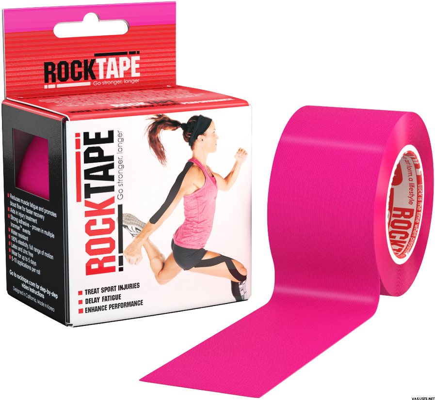 Rocktape Kinesiology Tape 5cm x 5m Hot Pink