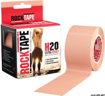 Rocktape Kinesiology Tape 5cm x 5m H2O Beige (Water repellent)