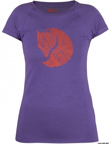 Fjällräven Abisko Trail T-Shirt Print Women Purple (580)