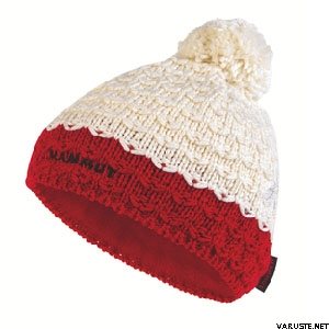 Mammut Pommel Beanie White-fire