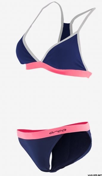 Orca Enduro Bikini Top & Bottom 2016 Blue Depths/High Vis Pink