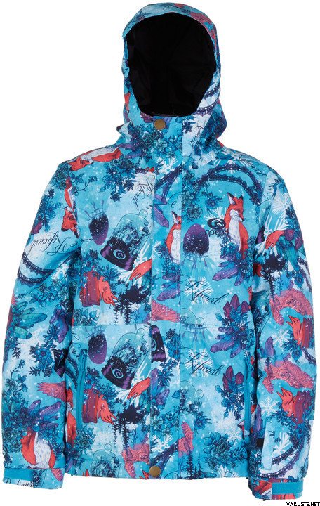 Rip Curl Enigma Printed Jr Jacket Scuba Blue