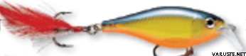 Rapala X-Rap Shad Rap 6cm XRS-6 Hot Steel