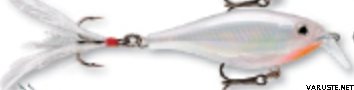 Rapala X-Rap Shad Rap 6cm XRS-6 Glass Ghost