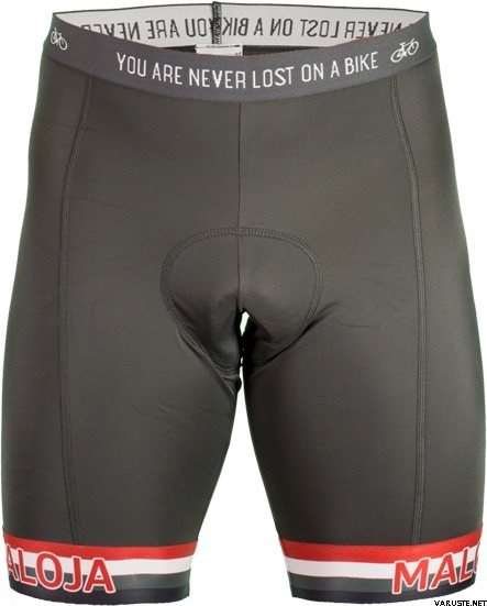 Maloja RosenheimM Pants 1/2 Chamois Bike Shorts Charcoal