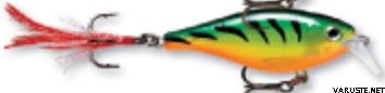 Rapala X-Rap Shad Shallow 6cm XRSH-6 Firetiger