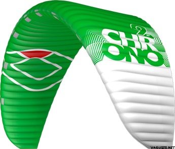 Ozone Chrono V2 Complete with Freeride bar 9m² Green