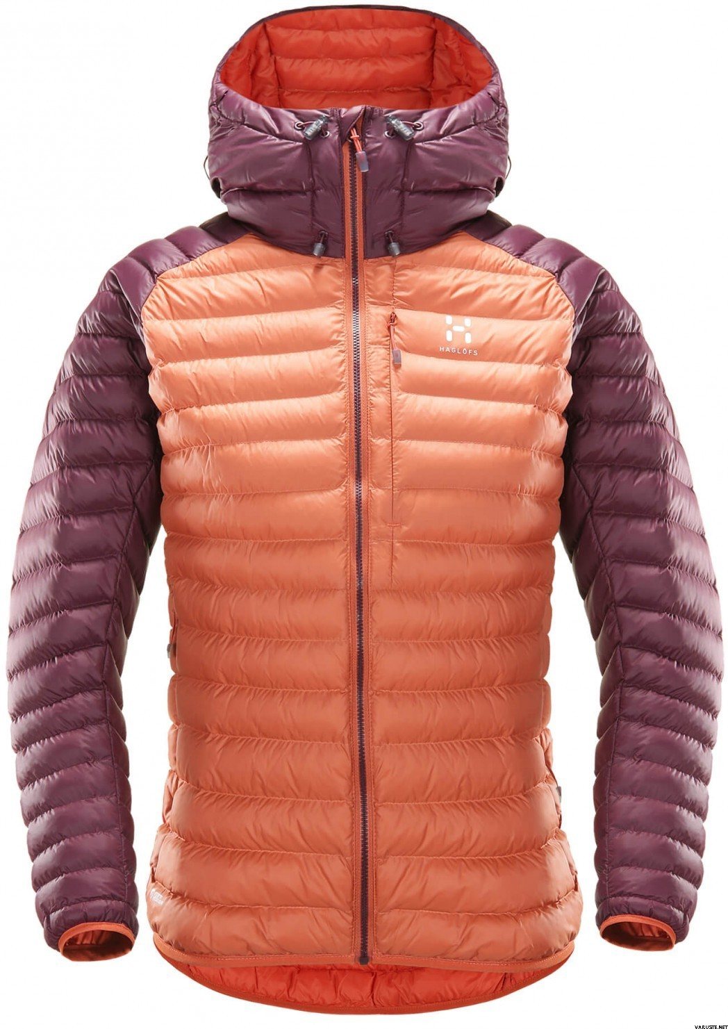 black sweater with white strings