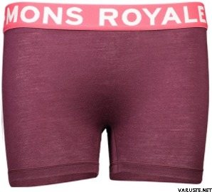 Mons Royale Hannah Hot Pant FOLO Bungundy
