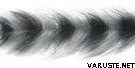 H2O Polar Fiber Streamer Brush 3" Grey / Black