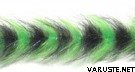 H2O Polar Fiber Streamer Brush 3" Chartreuse / Black