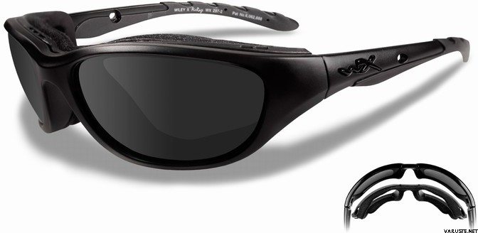 Wiley X AIRRAGE Smoke Grey Matte Black Frame