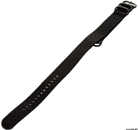 Stryker Nato Style Strap, 22mm, 4 rings Black