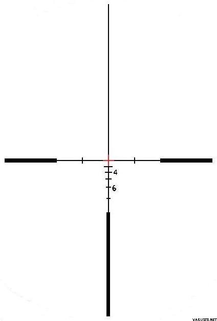 Browe 4x32 Combat Optic (BCO) w/ 223. Crosshair Reticle Red Crosshair