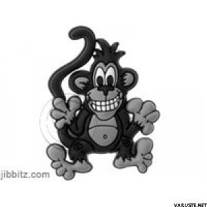 Jibbitz Monkey Musta