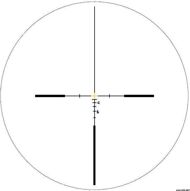 Browe 4x32 Combat Optic (BCO) w/ 223. Crosshair Reticle Amber Crosshair