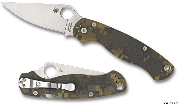 Spyderco Para-Military 2 Digi Camo, Plain