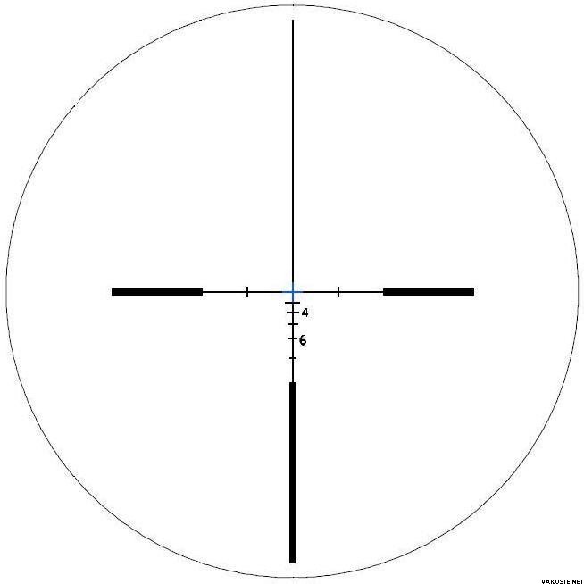 Browe 4x32 Combat Optic (BCO) w/ 223. Crosshair Reticle Blue Crosshair