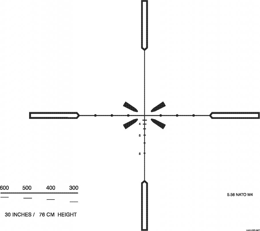 Elcan SpecterOS 3.0 - 3x Combat Optical Sight R.A.F. reticle (includes Anti-Reflection device) 5.56 ballistic RAF reticle w/ Picatinny 'Flat Top' mount, 5.56